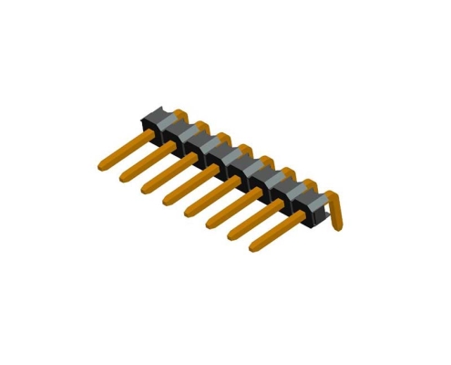 2.00mm single row right angle DIP type pin header