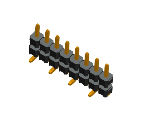 2.00mm single row dual housing SMT type pin header