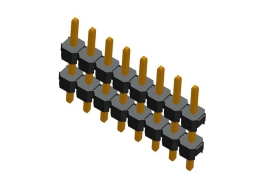 2.00mm single row dual housing dip pin header