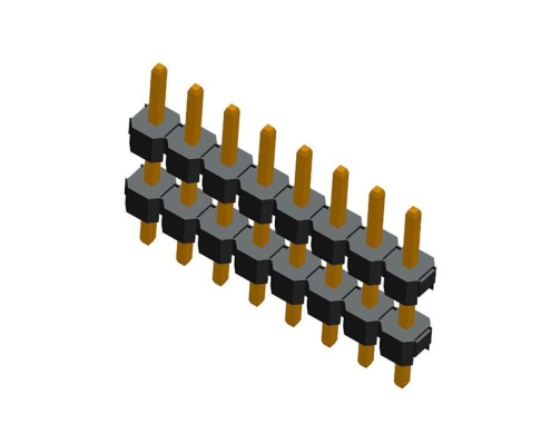 2.00mm single row dual housing dip pin header