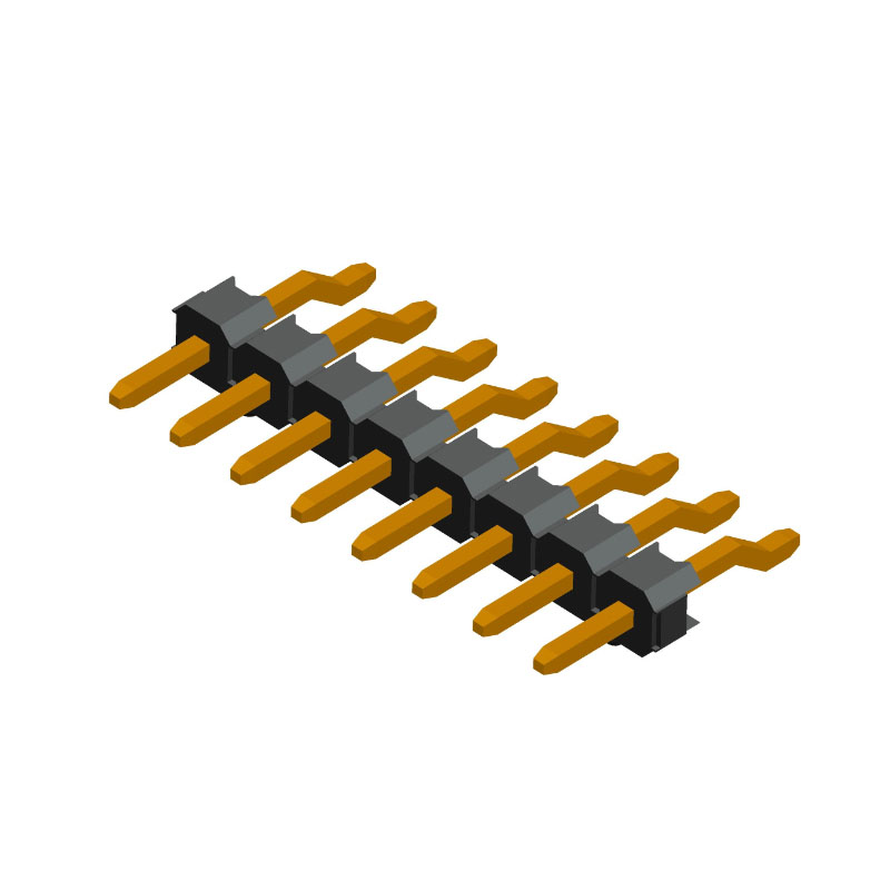 2.54mm single row 90° SMT type pin header