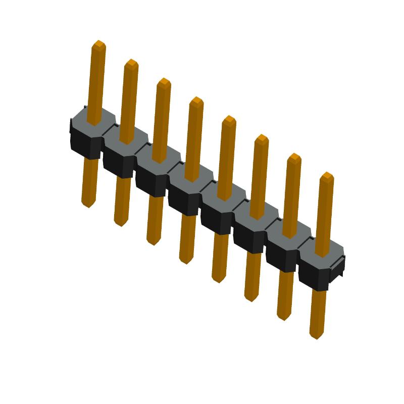 2.54mm single row straight DIP type pin header