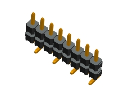 2.54mm single row dual housing SMT type pin header