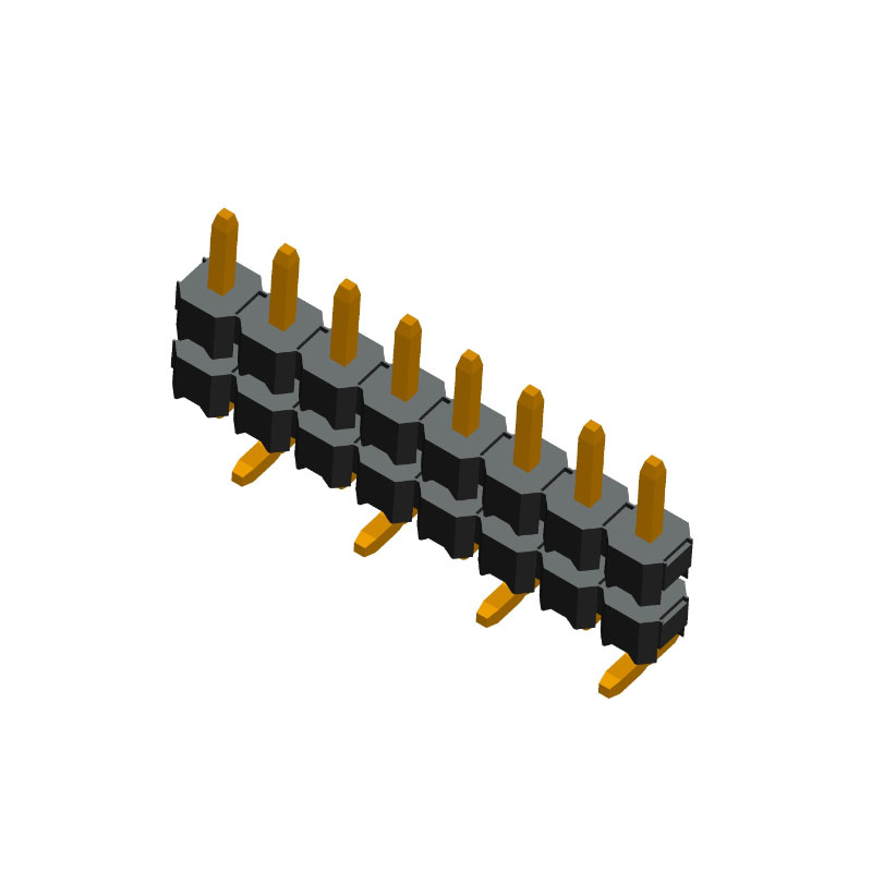 2.54mm single row dual housing SMT type pin header