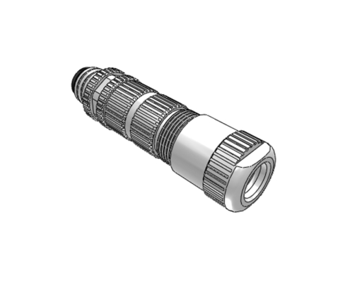 M8 Male End Plug Code B Assembly Type