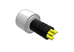 M5 Female Plug 3P Circular Connector