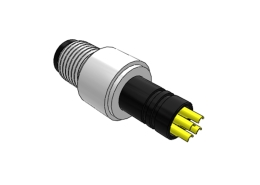M5 Male Plug 4P connector