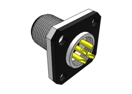 M12 Male Square Socket 5P Connector
