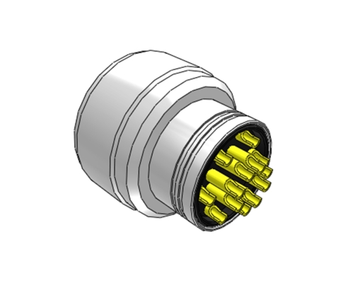 M16 Molding Connector Female 19P/14P
