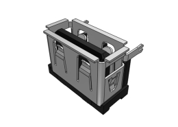 USB-A PCB Mount Connector