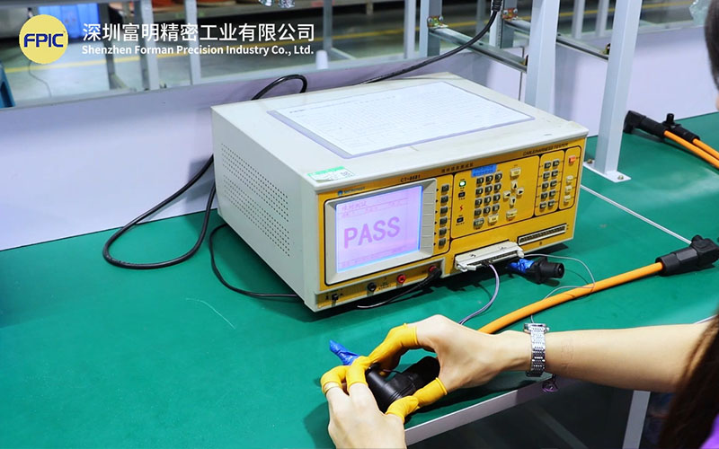 high voltage connectors test