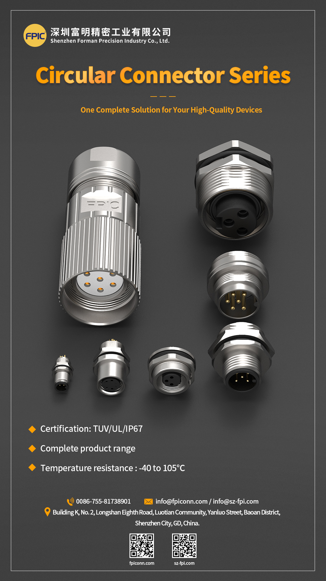 Circular connectors series