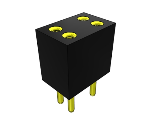 1.27*2.57 Machined female header