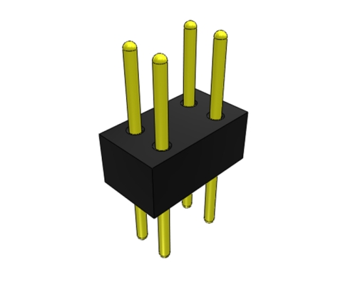 DIP machined pin header