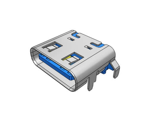 USB Type-C 16P SMT Board-Mount Female Connector