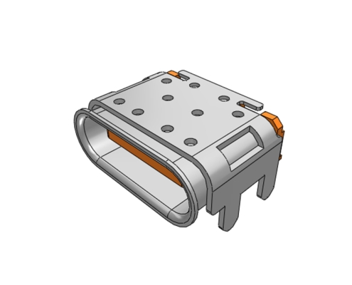 16P SMT Type-C Female Connector