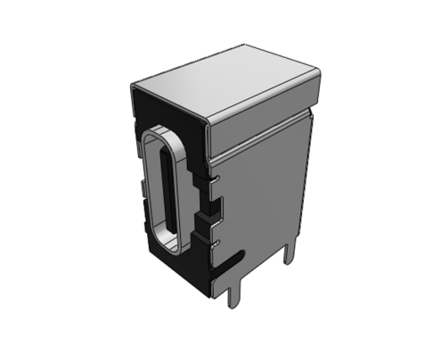 Type-C 16P Short-Profile Side-Entry SMT Female Connector