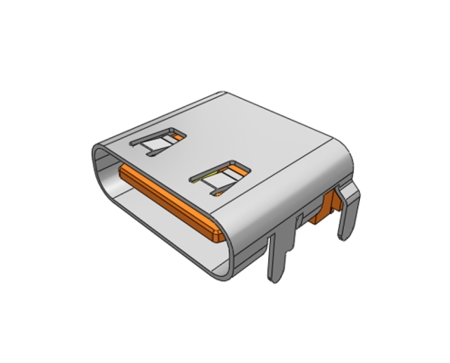 16P SMT USB Type-C Female Socket Connector