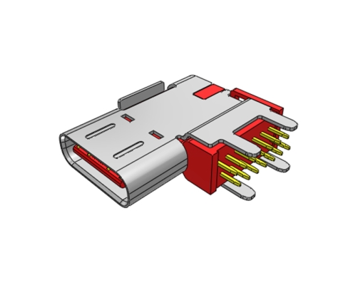 USB Type-C 14P Side-Entry SMT Female Socket