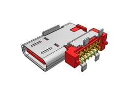 14P Side-Entry SMT USB Type-C Female Socket