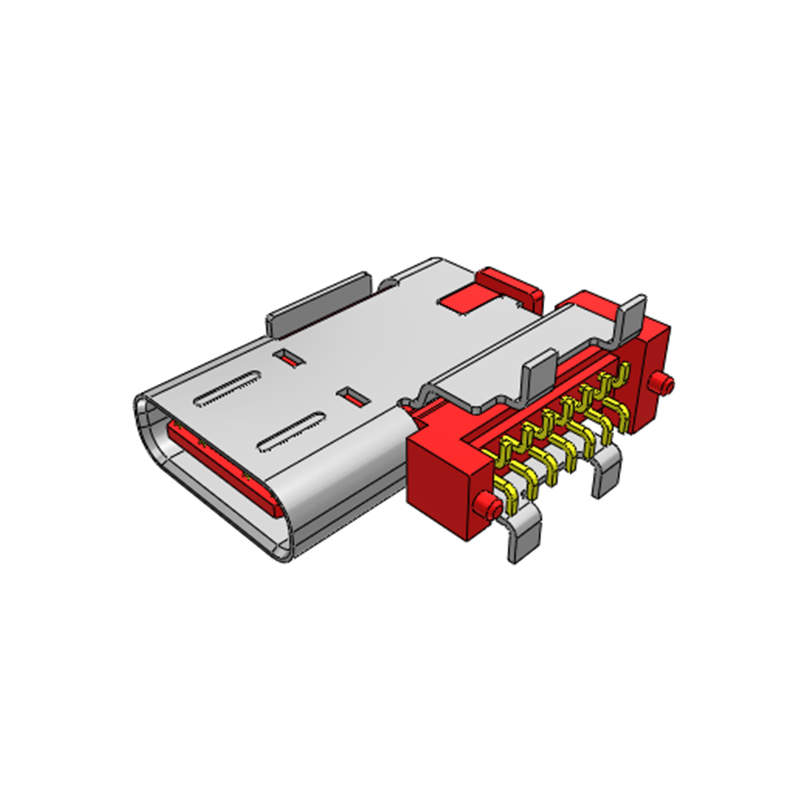 14P Side-Entry SMT USB Type-C Female Socket