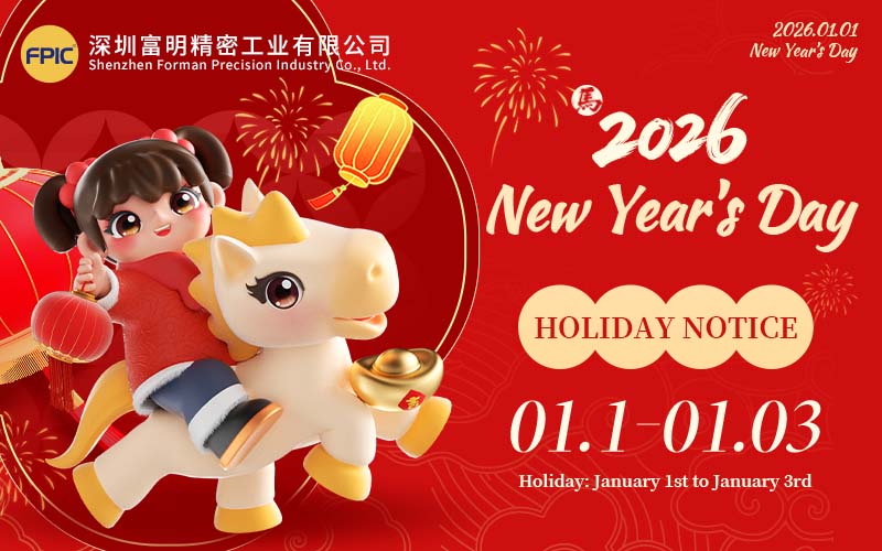 New Year Holiday Notice