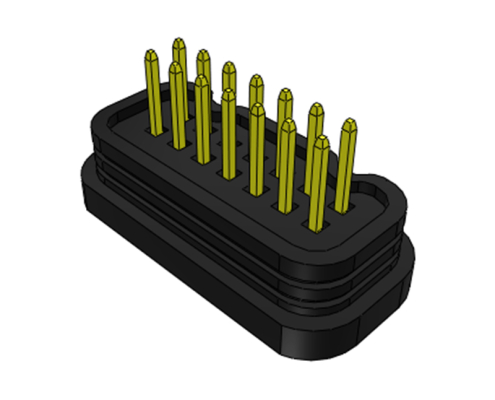 14 Way Waterproof Header Connector