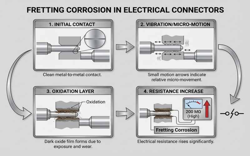 Contact Resistance Drift Process