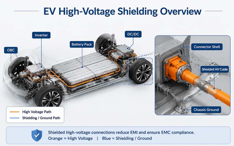 EV High-Voltage Shielding Overview