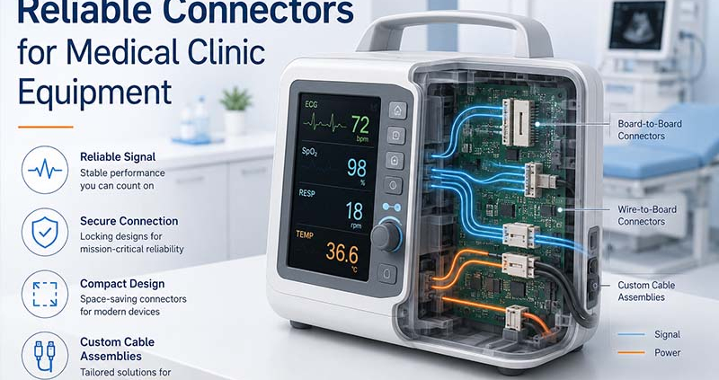 FPIC Connectors for Medical Clinic Equipment