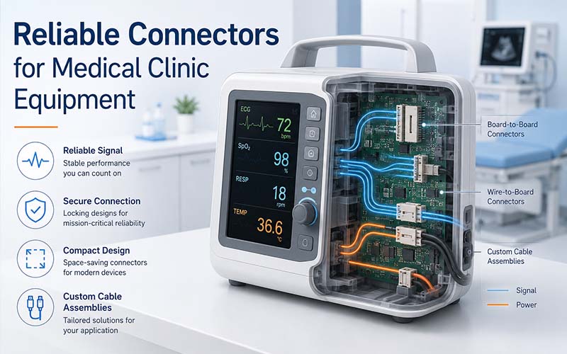 FPIC Connectors for Medical Clinic Equipment
