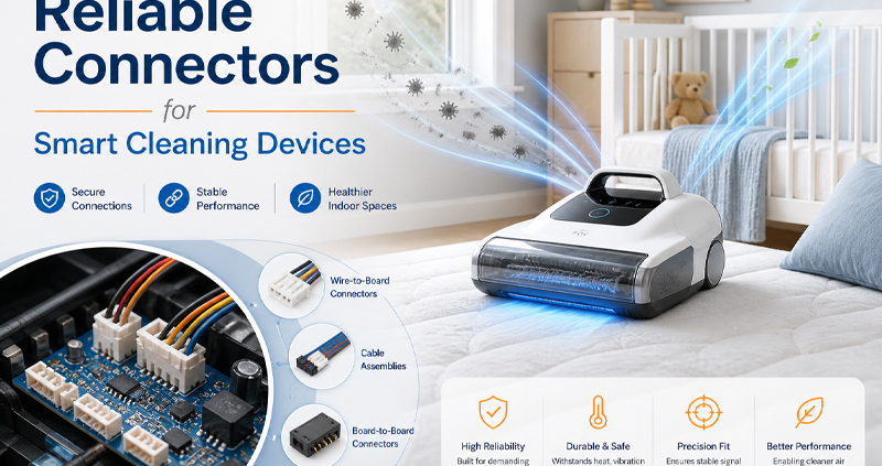 Reliable Connectors for Smart Cleaning Devices