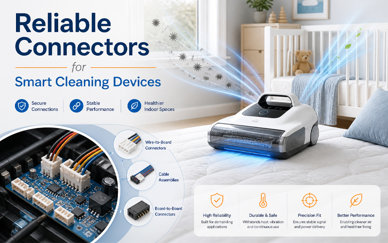 Reliable Connectors for Smart Cleaning Devices