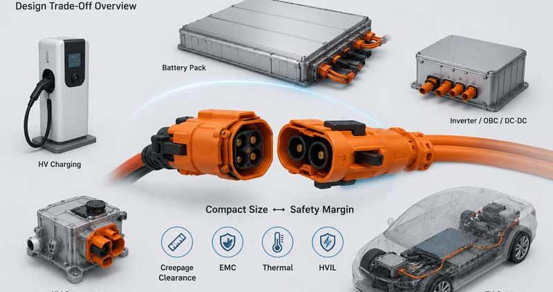 800V EV CONNECTOR Design Trade-Off Overview