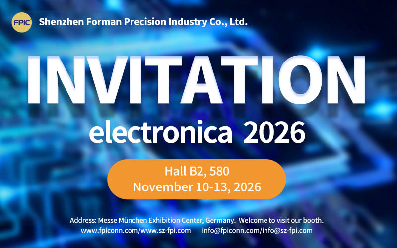 FPIC invitation to electronica 2026 Hall B2 Booth 580 in Munich Germany