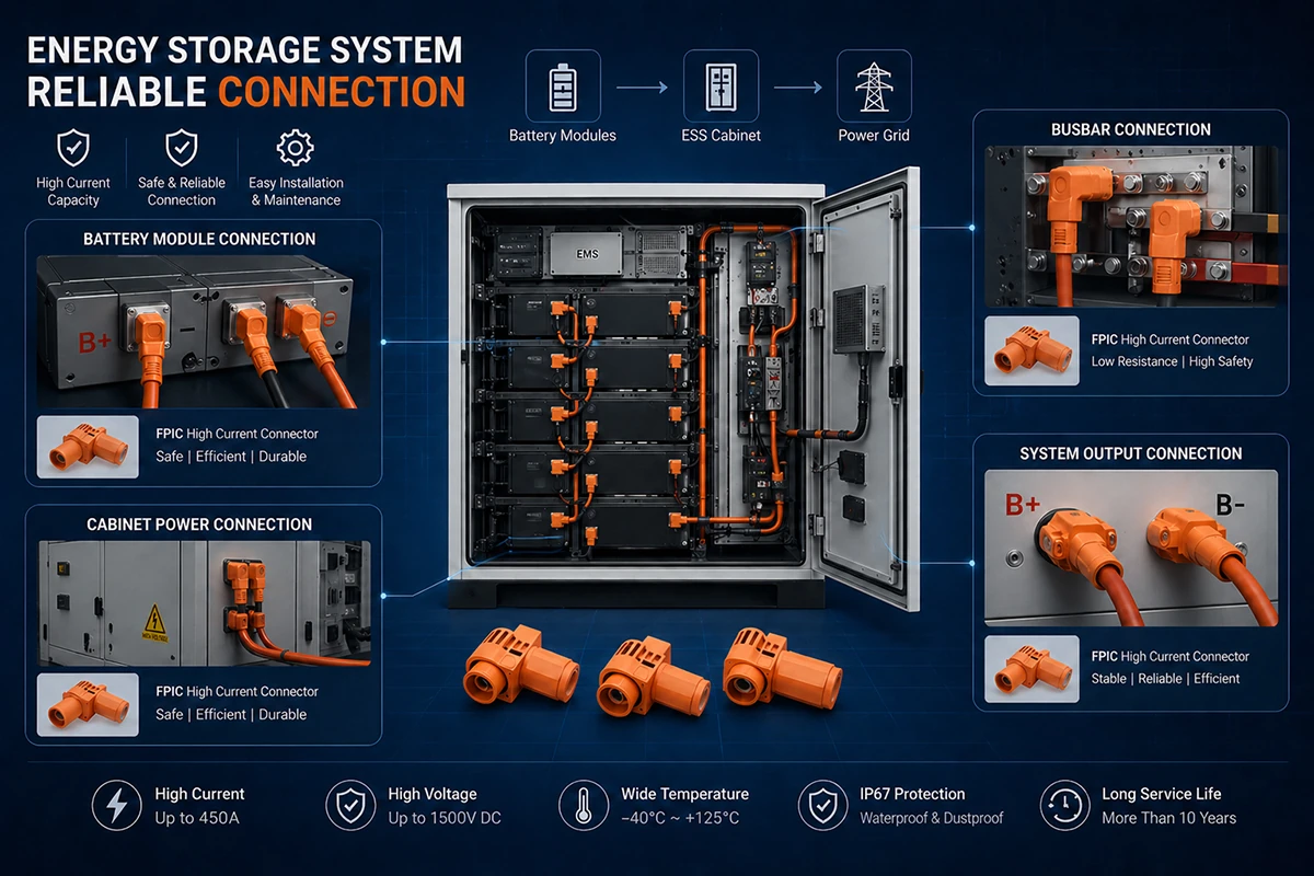 energy storage connector application