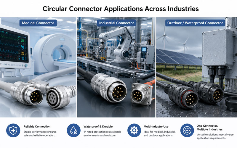 Circular Connectors Applications Across Industries