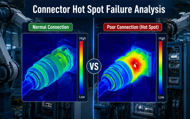 Connector Hot Spots Failure Analysis