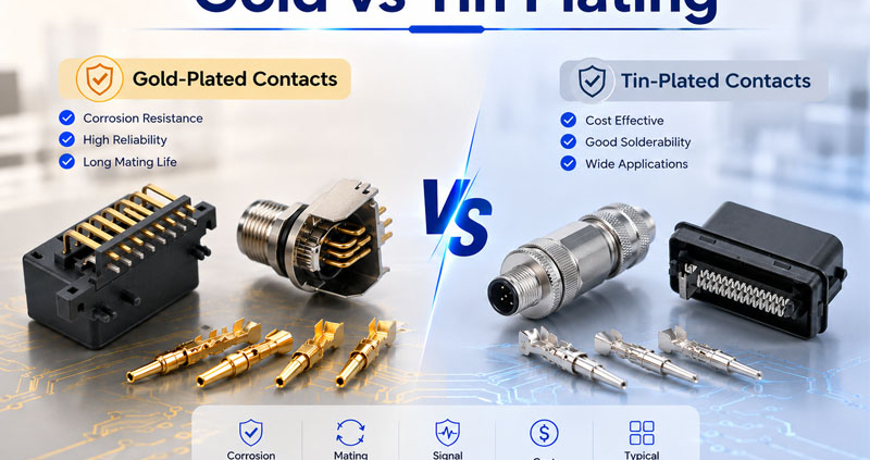 Gold vs Tin Plating Connector Comparison