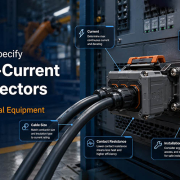 specify high-current connectors for industrial equipment