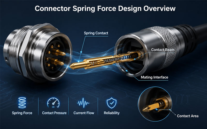 Connector Spring Force Design Overview