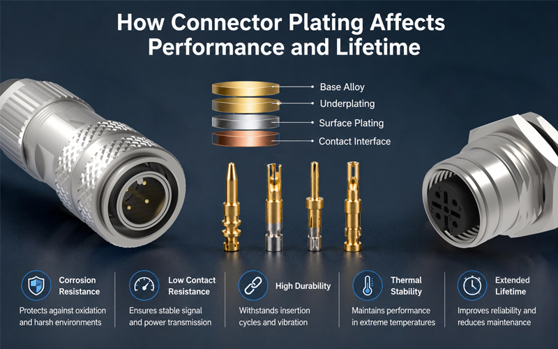 How Connector Plating Affects Performance and Lifetime
