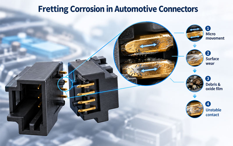 Fretting Corrosion in Automotive Connectors